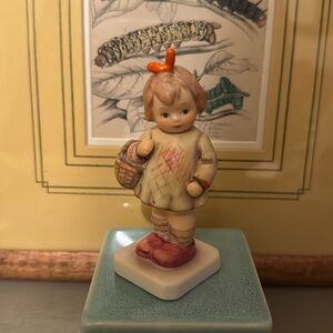 Goebel German porcelain girl figurine.